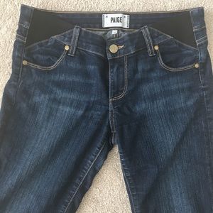 Paige skyline skinny maternity jeans